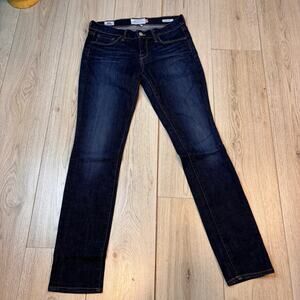 Women's Lucky Brand Charlie Skinny Dark Wash Jean Denim Made in USA